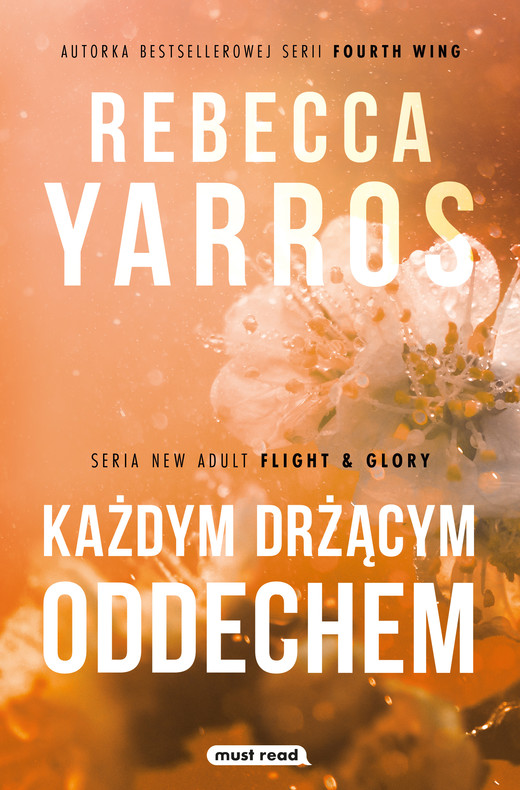okładka Każdym drżącym oddechem książka | Rebecca Yarros