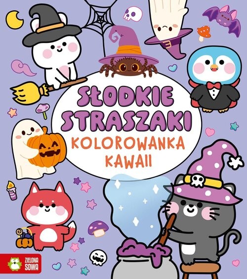 okładka Kolorowanka Kawaii. Słodkie straszaki książka