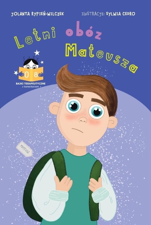 okładka Letni obóz Mateusza Bajki terapeutyczne z komentarzem 08 książka