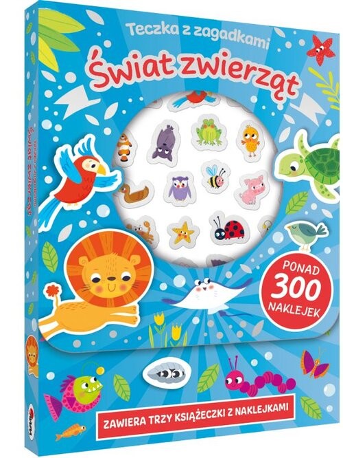 okładka Teczka z zagadkami ŚWIAT ZWIERZĄT książka