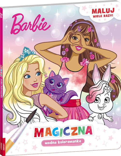 okładka Mattel barbie dreamtopia. magiczna wodna kolorowanka MWB-1401 książka | Opracowanie zbiorowe