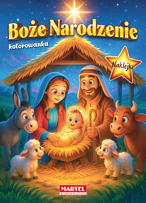 okładka Boże Narodzenie. Szopka z naklejkami książka