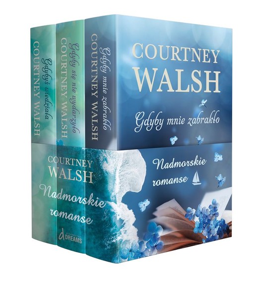 okładka Pakiet Nadmorskie romanse. Gdyby mnie zabrakło / Gdyby się nie wydarzyło / Gdybyś wiedziała książka | Courtney Walsh