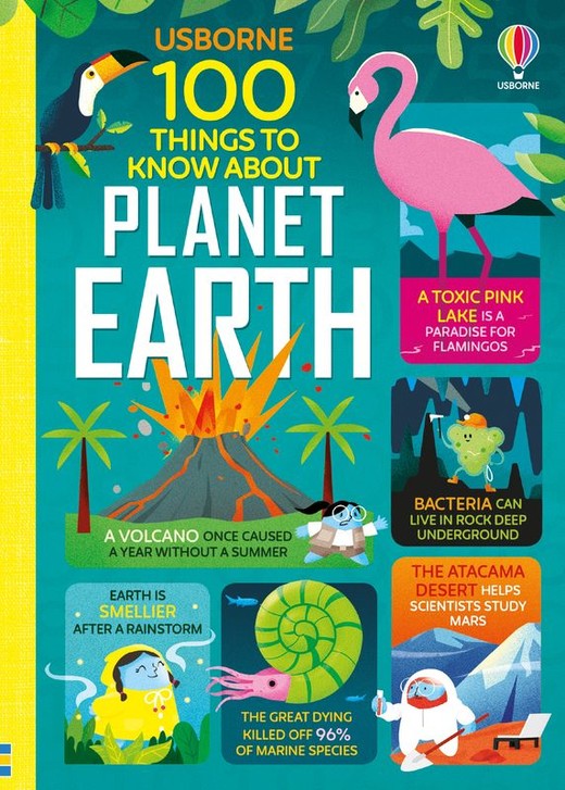 okładka 100 Things to Know About Planet Earth wer. angielska książka | Opracowanie zbiorowe