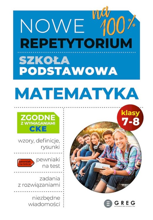 okładka Matematyka. Nowe Repetytorium. Szkoła podstawowa. Klasa 7-8 wyd.2025 książka