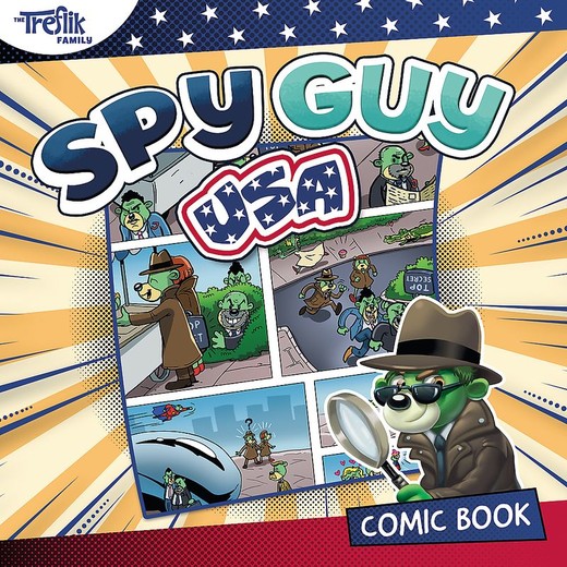 okładka Komiks Spy Guy. USA książka