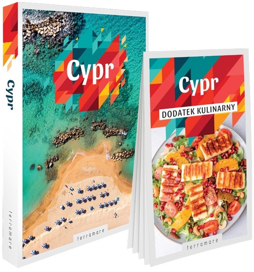 okładka Cypr Przewodnik ilustrowany z dodatkiem kulinarnym Terramare 2025 książka | Piotr Jabłoński