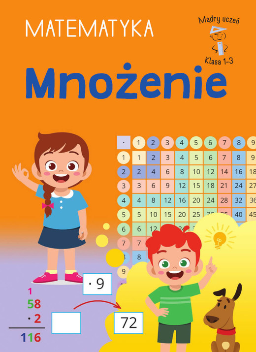 okładka Mnożenie. Matematyka. Klasa 1-3. Mądry uczeń książka