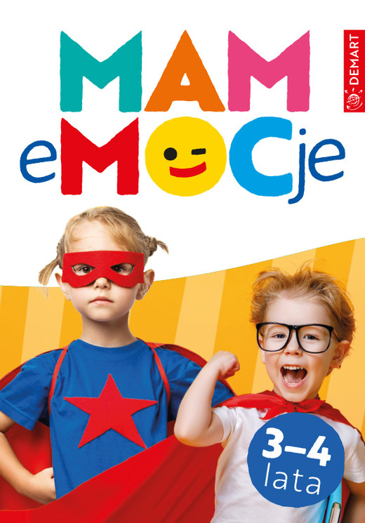 okładka MAM eMOCje. Wiek 3-4 lata książka | Justyna Grican, Katarzyna Śliwińska