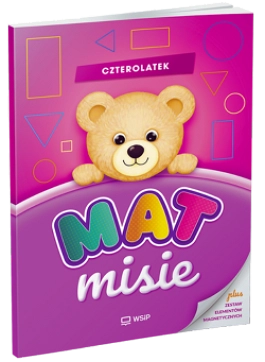 okładka MATmisie Czterolatek książka | Monika Kubik