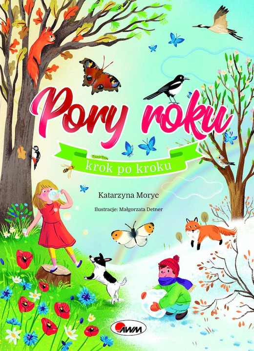 okładka Pory roku krok po kroku (rozkładane strony) książka | Katarzyna Moryc