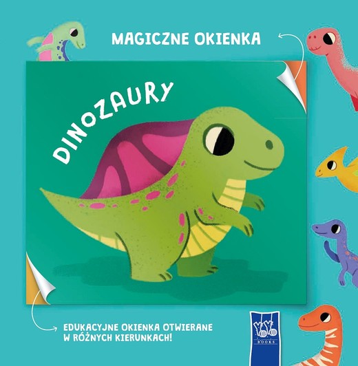 okładka Dinozaury. Magiczne okienka książka | Opracowanie zbiorowe
