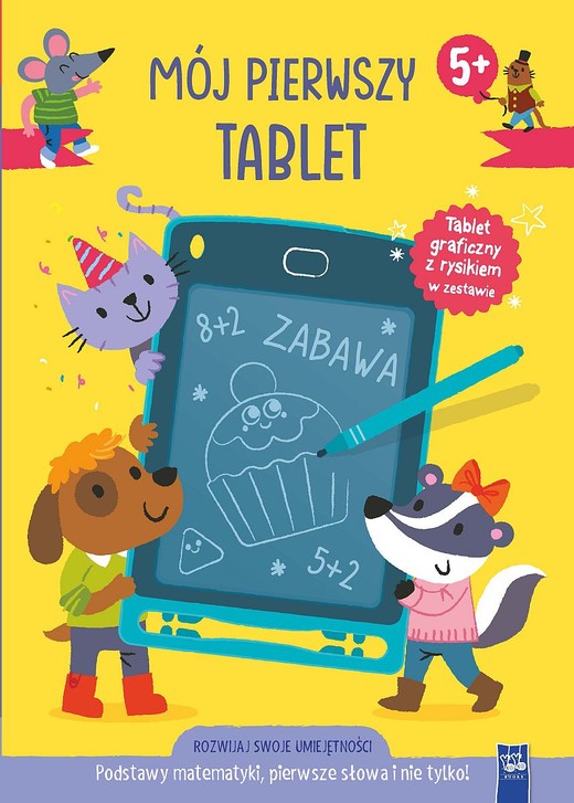 okładka Podstawy matemetyki, pierwsze słowa i nie tylko. Mój pierwszy tablet książka | Opracowanie zbiorowe