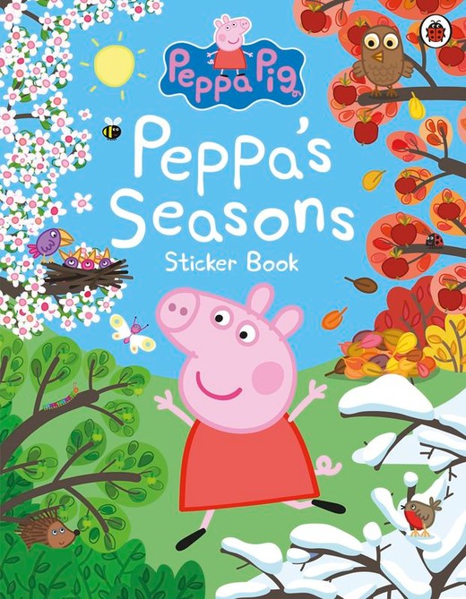okładka Peppa's Seasons Sticker Book. Peppa Pig wer. angielska książka | Opracowanie zbiorowe