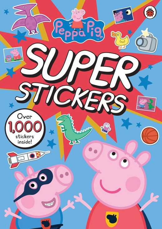 okładka Super Stickers Activity Book. Peppa Pig wer. angielska książka | Opracowanie zbiorowe