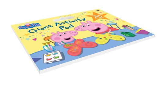 okładka Peppa Giant Activity Pad. Peppa Pig wer. angielska książka | Opracowanie zbiorowe