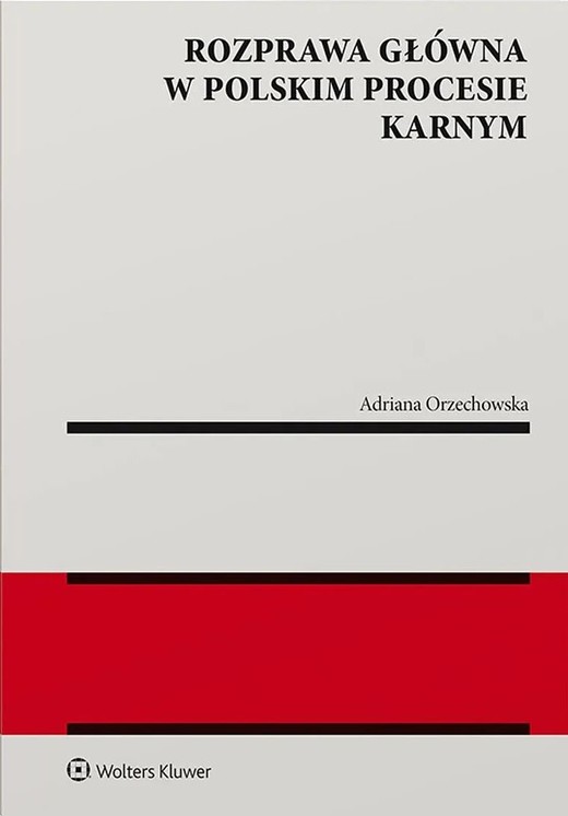 okładka Rozprawa główna w polskim procesie karnym książka