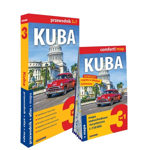okładka Kuba zestaw przewodnikowy 3w1 2024 książka | Opracowanie zbiorowe