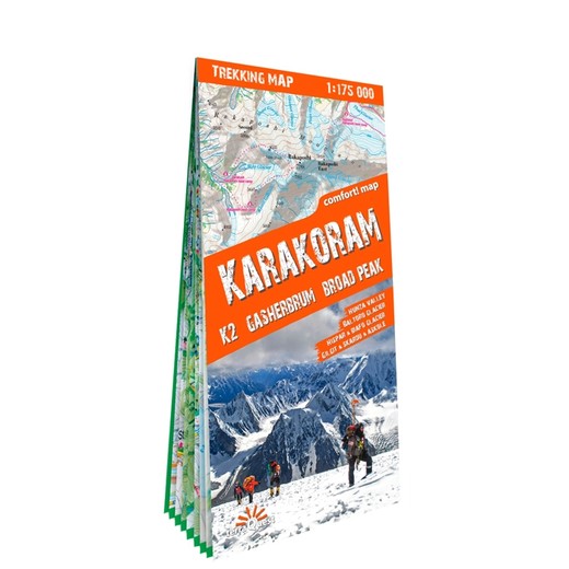 okładka Karakoram trekking map 1:175 000 laminat 2024 książka | Opracowanie zbiorowe
