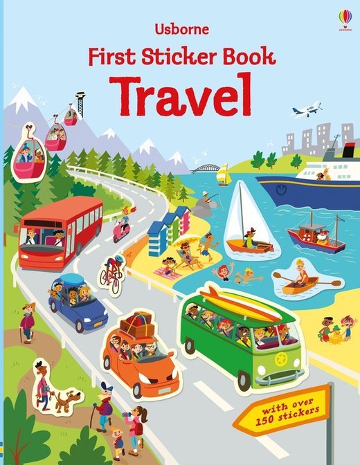 okładka First Sticker Book Travel wer. angielska książka | Hannah Watson