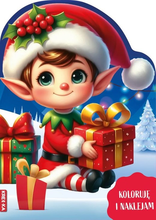 okładka Kolorowanka z elfikiem książka | Opracowanie zbiorowe