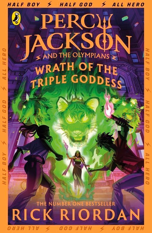 okładka Percy Jackson and the Olympians: Wrath of the Triple Goddess książka | Rick Riordan
