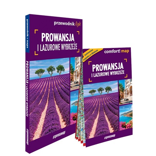 okładka Prowansja i Lazurowe Wybrzeże zestaw przewodnikowy 2w1 light 2025 książka | Opracowanie zbiorowe