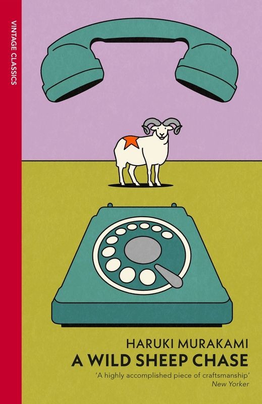 okładka A Wild Sheep Chase wer. angielska książka | Haruki Murakami