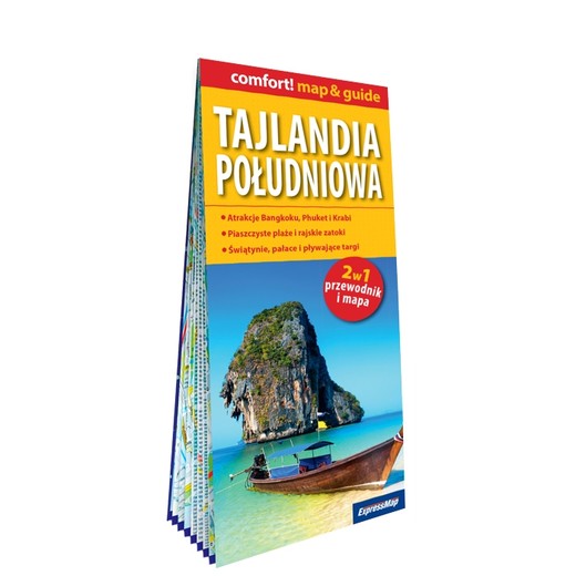 okładka Tajlandia Południowa map&guide PL 2020 książka | Opracowanie zbiorowe