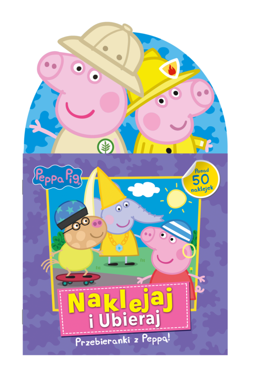 okładka Przebieranki z Peppą. Naklejaj i ubieraj. Świnka Peppa książka | Opracowanie zbiorowe