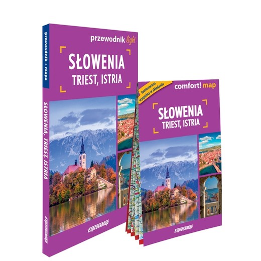 okładka Słowenia Istria i Triest Zestaw Przewodnikowy 2w1 light 2025 książka | Opracowanie zbiorowe