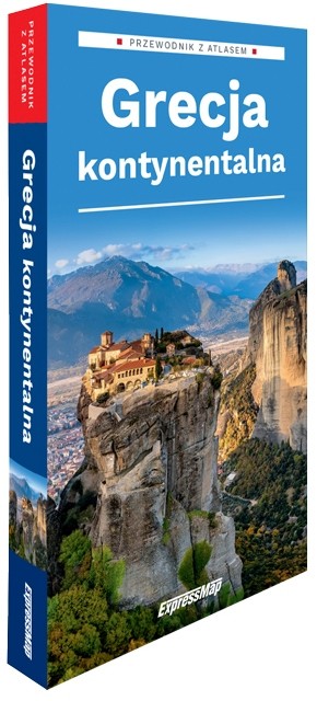 okładka Grecja Kontynentalna Przewodnik z atlasem 2025 książka | Opracowanie zbiorowe