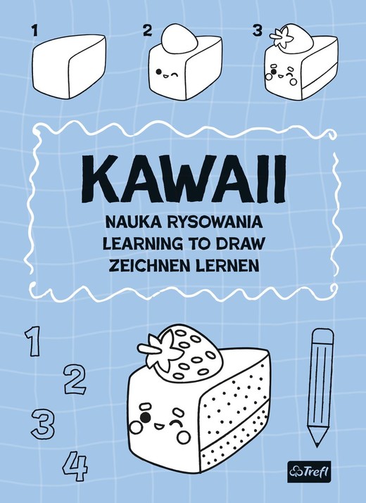 okładka Kawaii. Nauka rysowania. Learning to draw książka | Opracowanie zbiorowe