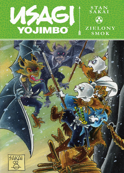 okładka Zielony smok. Usagi Yojimbo. Tom 5 książka | Sakai Stan