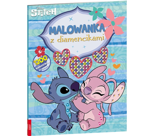 okładka Disney Stitch Malowanka z diamencikami DKO-9101 książka | Opracowanie zbiorowe