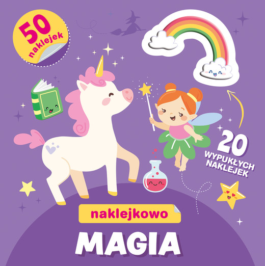 okładka Magia. Naklejkowo książka | Opracowanie zbiorowe