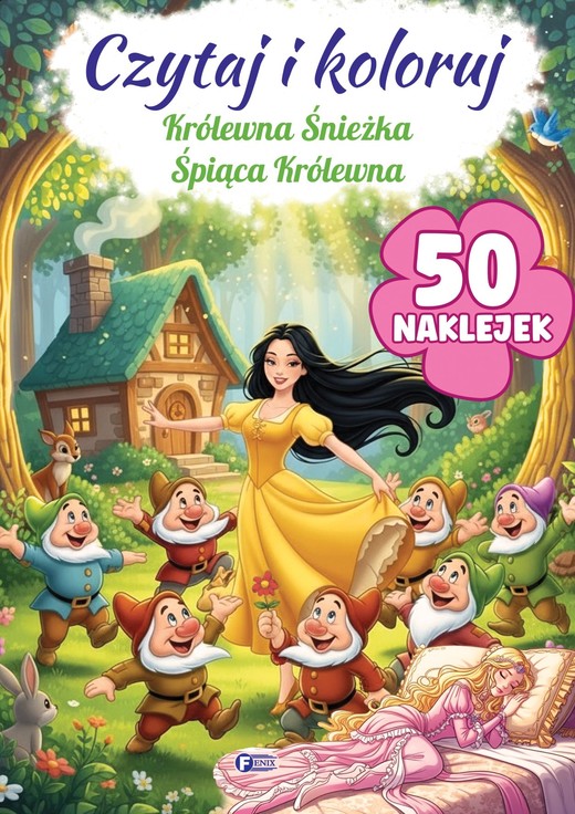 okładka Królewna Śnieżka / Śpiąca Królewna. Czytaj i koloruj książka | Opracowanie zbiorowe