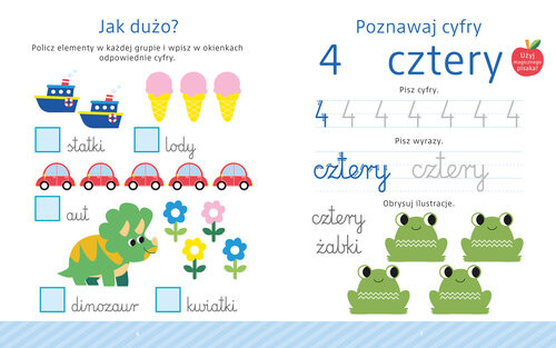 okładka Mały geniusz WESOŁE CYFERKI książka