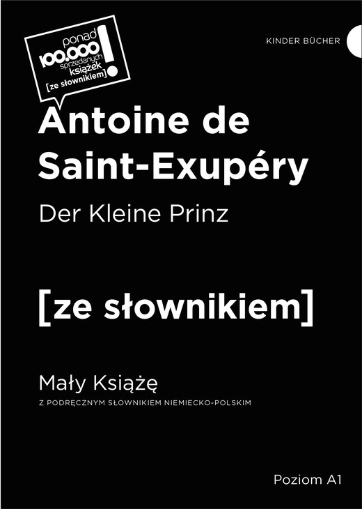 okładka Der Kleine Prinz / Mały Książę z podręcznym słownikiem niemiecko-polskim książka | Antoine de Saint-Exupéry