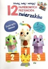 okładka Zwierzęta domowe. Wycinanka. 12 papierowych zwierzątek książka | Praca Zbiorowa