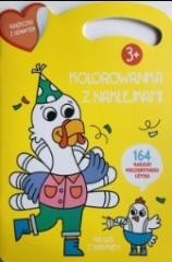 okładka Na wsi z indykiem. Kolorowanka z naklejkami książka | Praca Zbiorowa