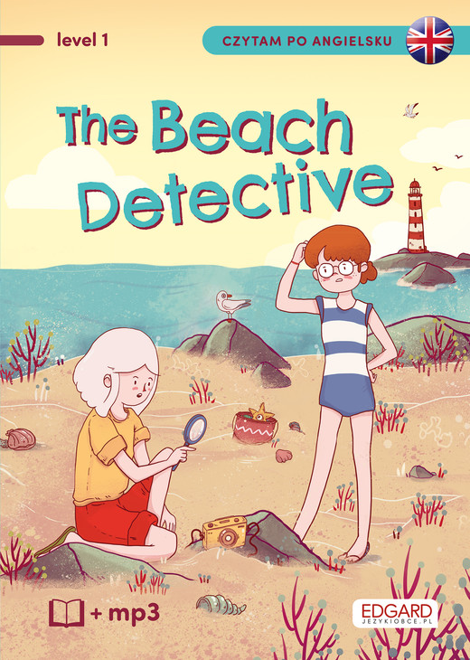 okładka Detektywka na plaży. The Beach Detective. Czytam po angielsku książka | Kaja Makowska