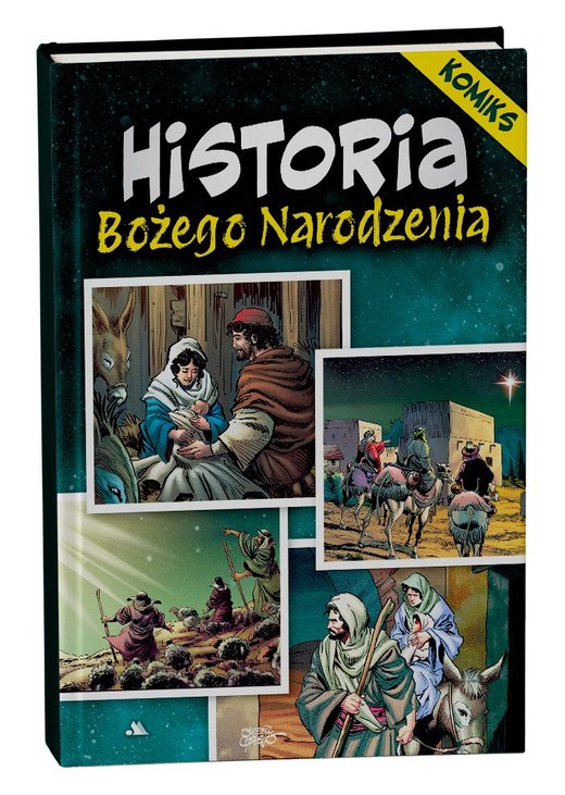 okładka Komiks biblijny o narodzinach Jezusa! książka | Sergio Cariello