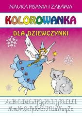okładka Kolorowanka. Dla dziewczynki. Nauka pisania... książka | Beata Guzowska