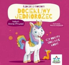 okładka Bajeczki z morałem. Dociekliwy jednorożec książka | Anna Prudel