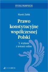 okładka Prawo konstytucyjne współczesnej Polski z testami książka | Marek Zubik