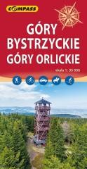 okładka Mapa turystyczna - Góry Bystrzyckie, Góry Orlickie książka | Praca Zbiorowa