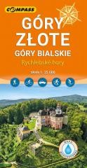 okładka Mapa turystyczna - Góry Złote laminowana książka | Praca Zbiorowa