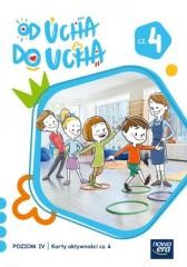 okładka Od ucha do ucha Karty aktywności Poziom 4 cz.4 książka | Karina Mucha, Anna Stalmach-Tkacz