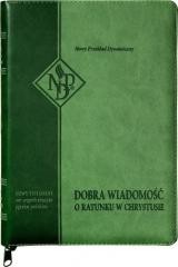 okładka Nowy Testament NPD suwak paginatory zielony książka | Praca Zbiorowa
